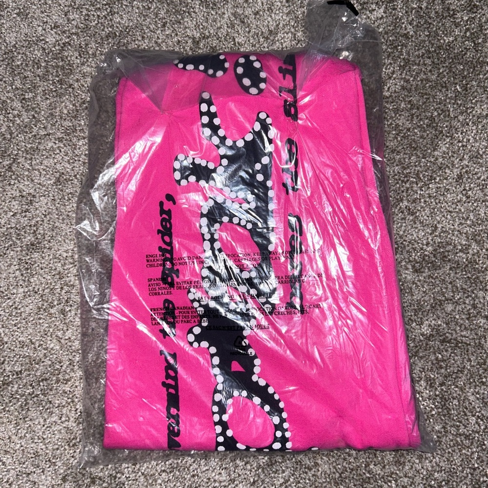 Pink “p*nk” sp5der pants